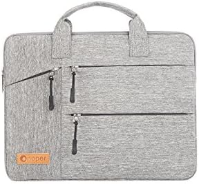 Onoper Multi functional Portable Thin Light Laptop Sleeve Messenger Briefcase Pocket Case Carrying Case Bag Pouch for Notebook / MacBook / Ultrabook /Computers / Tablet / Chromebook / Messenger Case with Handle For Acer/Asus/Dell/Fujitsu/Lenovo/HP/Samsung/Sony/Toshiba (11-12'', Grey)