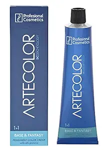 Professional Cosmetics Artecolor Hair Colour Cream, 1. 1 Blue Black, 120 g