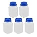 sourcingmap® 5 stück 250ml Plastik Labor Flasche Aufbewahrung Weithalsflasche Laborflasche