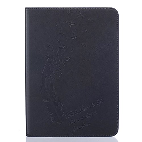 Schutzhülle Samsung Galaxy Tab S2 T815 9.7′ Hülle, PU Leder Cover Standfunktion Etui für Samsung Galaxy Tab S2 T815 9.7′ (Schwarz) - 8