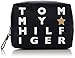 Produktbild Tommy Hilfiger Damen Poppy Wash Bag Logo Print Clutch, Blau, 9.5x19.5x14 cm