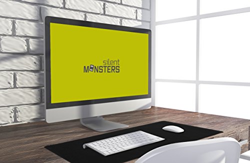 Silent Monsters Gaming und Office Mauspad (900 x 400 x 3 mm, Größe: XXL) schwarz - 2