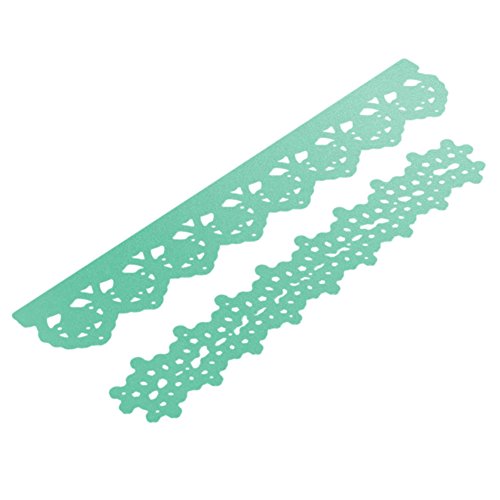 Amazingdeal365 Metall Form Schablonen Schneiden DIY Dekor Sammelalbum Karten Buchzeichen Lesezeichen als Geschenk für Freunde Geburtstag Kinder,Kindergarten Hobby Schule Handarbeit Unterricht usw. Ein tolles Geschenk! (2PCS) - 4