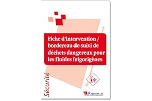 REGISTRE.FR Fiche Intervention Bordereau Suivi Déchets Dangereux pour Fluides Frigorigènes (P075)