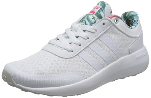 adidas Damen CF Race W Fitnessschuhe, Weiß (Ftwbla/Ftwbla/Rosene), 40 2/3 EU adidas Damen CF Race W Fitnessschuhe, Weiß (Ftwbla/Ftwbla/Rosene), 40 2/3 EU