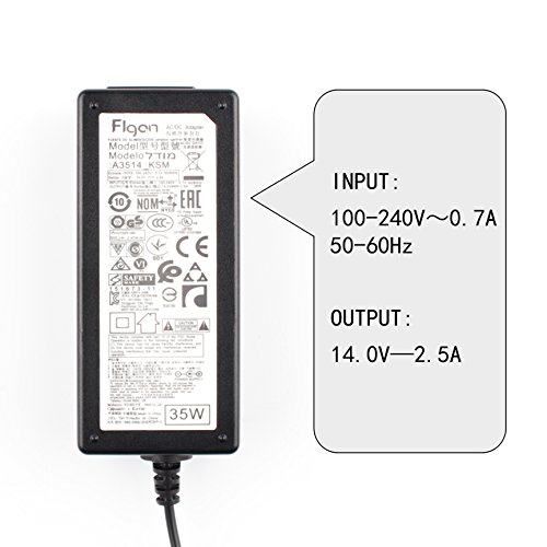 Flgan 14V Moniteur Chargeur Alimentation pour Samsung AD-3014 PN3014 PA-1031-21 A3514_ESM A2514_DVD C24F396 S24D330H S22F350FH S24F350F C27F396 S27E330H S24D340H C27F390FHU LS22F352 S24F356FH - 4