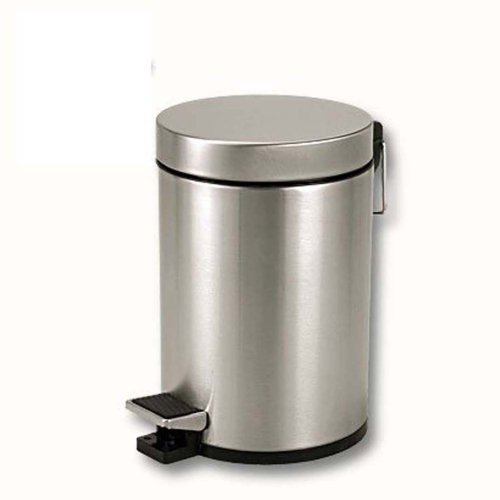 Treteimer Mülleimer Kosmetikeimer Abfalleimer aus Edelstahl 3L