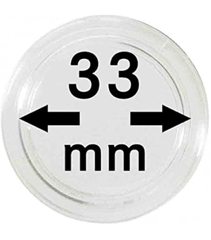 Leuchtturm Münzkapseln – 10er Pack, Klare Aufbewahrung Für Gold, Silber & Euro-Münzen, 29 Mm, Kratzfest & Sicher