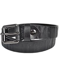 BIKKEMBERGS Cinturón Piel Negro S