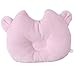 Lalang Cute Cow Newborn Baby Infant Pillows Prevent Flat Head Pillow Support (pink)