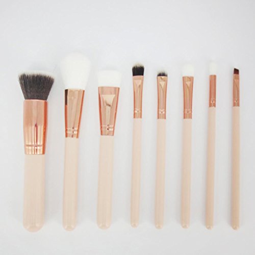 Sunnywill 8ST Kosmetik Make-up Pinsel Rouge Lidschatten Pinsel Set Kit für Mädchen Frauen Damen - 2