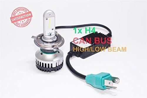 1x LED H4 KIT HIGH LOW BEAM CONVERSION kit 6000K 3500LM MOTORCYCLE MOTO LIGHTS ROAD BEAM SHORT LONG LIGHT BULBS