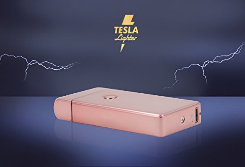 Tesla-Lighter T09 Lichtbogen Feuerzeug USB Feuerzeug Arc Lighter elektronisches Feuerzeug wiederaufladbar Roseé - 5