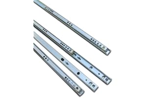 GTV Metal Ball Bearing Drawer runner Pr 278mm draw depth for 17mm (5 Pairs)