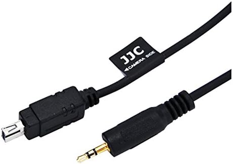 FLASH Woife Cable M Timer Connecting Cable 2.5 mm Jack/Cable, Connection cable coiled cable fo Triggertrap and Nikon MC-DC2 and Kombatibel with D5600 D7200 D5500 D750 D5200 D3300 Df P7800/P7700/D3100/D3200/D5000/D5100 D5300 D7100 D7000 D610 D600 D90 (Made by JJC)
