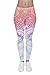 Produktbild Hanessa Frauen Leggins Orange Lila Türkis Bedruckte Leggings Hose Frühling Sommer Kleidung Mandala L9