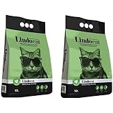 LindoCat Parf&uuml;ms&uuml;z Yavru Kedi İ&ccedil;in Topaklanan İnce Taneli Kedi Kumu (2 x 10 lt)