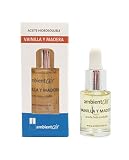 2/3 gotas por 100 ml de agua Ambientair HD015VMAA - Aceite hidrosoluble, aroma vainilla y madera, 15 ml