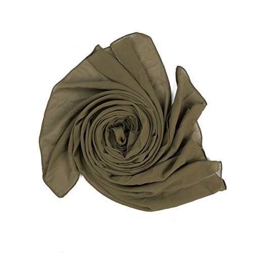 World of Shawls Elegant Chiffon Scarf Wrap Wedding Bridal Party Occasion Prom - 28 Colours