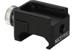NICEYRIG NATO 471 - Adattatore da morsetto a slitta fredda con filettatura da 1/4"