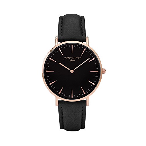 Switch-Art PARIS Unisex-Armbanduhr Elegance Analog Quarz Leder EL403SA Switch-Art PARIS Unisex-Armbanduhr Elegance Analog Quarz Leder EL403SA