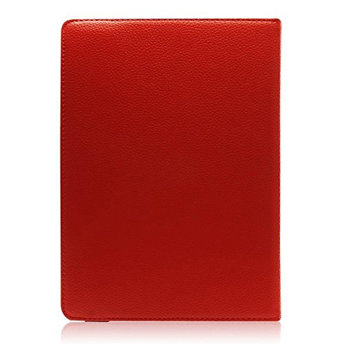 COOVY® 360° ROTATION COVER FÜR SAMSUNG GALAXY NOTE 10.1 EDTION 2014 SM-P6000 SM-P6010 SM-P6050 SM-P600 SM-P601 SM-P605 SMART HÜLLE TASCHE ETUI CASE SCHUTZ STÄNDER Farbe rot - 4