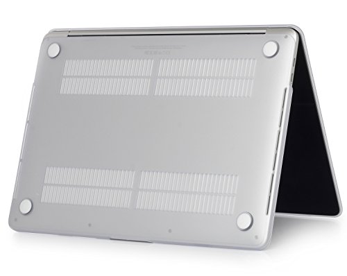 MacBook Pro 15 Hülle 2016 Touch Bar, iNeseon Ultra Slim Plastik Hartschale Tasche Cover snap on Schutzhülle Schale mit US Transparent und EU Transparent Silikon Tastatur-Abdeckung Schutzhülle für Neueste Apple MacBook Pro 15 Zoll mit Touch Bar A1707, Kristallklar - 5