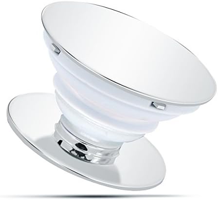 Pop Stand Vicksongs Expanding Stand and Grip Cell Phone Holder Supports for iPhone X 8 Tablets Kindle Silver