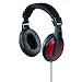 Produktbild Hama Over-Ear-Stereo-Kopfhörer (vergoldeter 3,5mm-Klinkenstecker und 6,35-mm-Adapter, 113 dB, 2 m Kabel) Schwarz/Rot