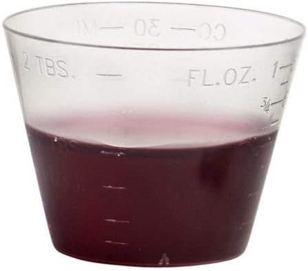 300 MaxEeze Care Disposable Graduated Plastic Medicine Cups, 1 OZ by MaxEeze
