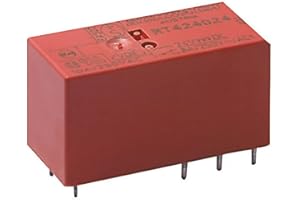 ELCART Rele' di potenza, RT314024, 24 Vdc, SPDT, 16 A, foro passante (THT), monostabile, serie RT1 - TE Connectivity Schrack 9-1393239-8