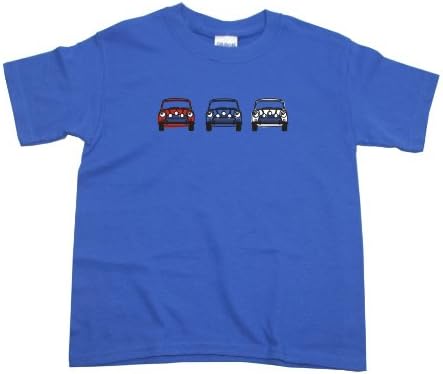 Children's Mini Cooper Italian Job T-Shirt Blue 5-6
