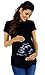 Zeta Ville Maternity - Women's Funny Baby w/h Naughty Finger Scan T-shirt - 069c (Black, UK 10/12)