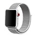 Produktbild Schlagmo Armband kompatibel mit Apple Watch | Sport Loop Armband | Smartwatch Armbänder mit Klettverschluss kompatibel mit Apple Watch Series 1/2/3/4 (Weiß 42/44mm)