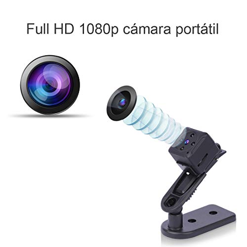 Mini Camara Espia Oculta Videocámara, NIYPS 1080P HD Cámara Vigilancia