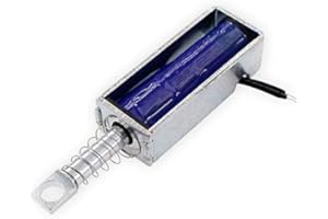 MEETOOT Rectangular Sucker Electromagnet 5V 10N Push Pull Type Electric Electromagnet Solenoid Frame Electromagnet for Electromagnetic Lock Solenoid Valve