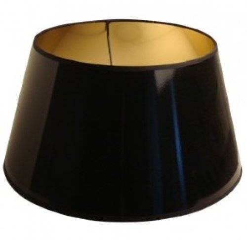 Preisvergleich Produktbild Lampenschirm 20-15-13 LACK schwarz gold