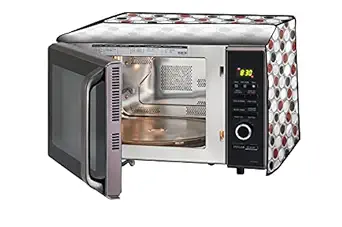 Stylista Microwave Oven Cover for Borosil Prima 30 Liter 1500 Watt Convection Oven Toaster Griller (OTG) Abstract Pattern mgrey