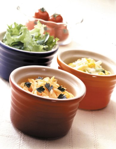 Le Creuset Cast Iron Rectangular Grill and Set of 2 Ramekins - Volcanic