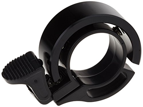 Unsichtbar Fahrradklingel Ring, cofive 2017 Neue Version Aluminium Bike Bell Lenker Alarm Horn Zubehör für 22,2–24 mm Bar, Crisp Laut Mountain Bike Invisibles F Bell, schwarz, 38.5*15mm