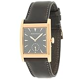 Movado Men's Heritage Brown Leather Band Steel Case Swiss Quartz Watch 3650042