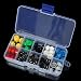 Produktbild Yongse 50Pcs Taktile Drucktastenschalter Momentary Tact & Cap Assorted Kit 12x12x7.3mm KeyCaps