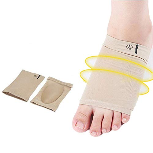 siismi 1 Pare Soporte de Arco para Pies Planos, Plantilla para Calzado, Almohadillas de gel de soporte de arco, Alivio del Dolor de Pie