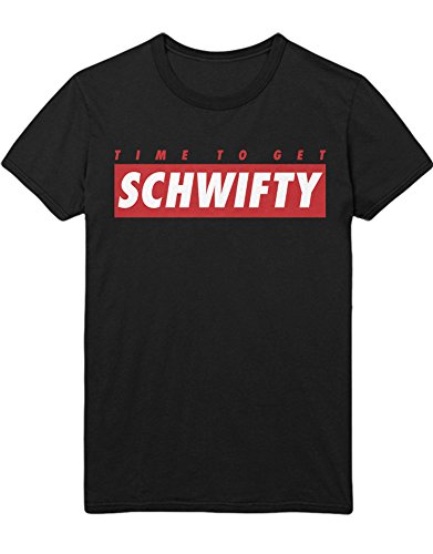 Hypeshirt T-Shirt Rick & Morty Supreme Style Time to Get Schwifty C000023 Schwarz M Hypeshirt T-Shirt Rick & Morty Supreme Style Time to Get Schwifty C000023 Schwarz M