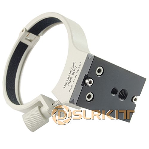 DSLRKIT Metal Tripod Mount Ring B W  with Quick Release Platel for Canon EF 70-200mm f 2 8L USM  Canon EF 70-200mm f 2 8L IS USM  Canon EF 70-200mm f 2 8L IS II USM  Canon EF 100-400mm f 4 5-5 6L IS USM