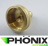 Dish adaptador con rosca M10 Phönix Auto Gas Dish adaptador M10 largo Reservorio adaptador LPG