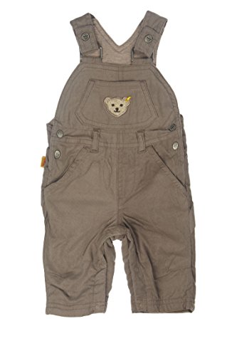 Steiff Baby Boys' V-Neck sleeveless Dungarees -  Brown - 9-12 Months