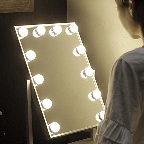 Preisvergleich Produktbild Supertop LED Schminkspiegel Tischleuchte Schminkspiegel Leuchten Lampen Leuchte Streifen Dimmbar Licht Klebrig Loch-frei für Schminktisch Restroom Weißes Licht / Warmes Licht