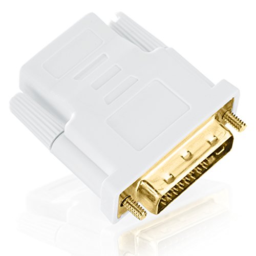 CSL – HDMI auf DVI Adapter | DVI-D Stecker (24+1 male) auf HDMI-Buchse | FULL HD | 1080p | Monitor TFT Beamer PS3 uvm - 2