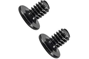 PATIKIL M2x3mm Phillips Vite Fissaggio, 100pz Testa Piatta Viti per Laptop PC TV Ventilatore Cambia, Nero